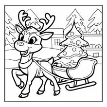 1 Adult Coloring Book 24 Pages Christmas Coloring Book, Minimalist Bold Line Winter Christmas Illustrations, Fun Holiday Activity Coloring Workbook, Perfect Christmas Gift For Boys And Girls - Multiple Styles - View 8
