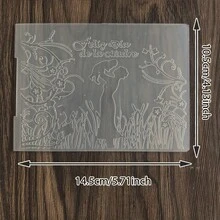 Festival Pattern Embossing Folder,3D Textured Plastic Template For Birthday Card Making Scrapbooking Paper Craft DIY Embossing Folder - JR-1 - View 13