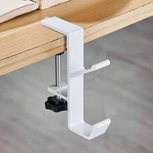 Beside The Table Double-Layer Headphone Holder For All Headphone Bag Key Table Side Expansion Bracket Household Storage Rack - Multicolor - View 14
