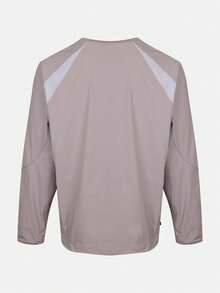 Nike Men's AS U NK SB SWITCH WOVEN TOP Long Sleeve T-Shirt Knit Collarless Long TIQ6264-022 - Dusty Purple - View 2
