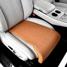 Car Leg Support Cushion, Universal Leather Material, Suitable For Driver Seat And Office Chair, Car Seat Bottom Protection Cover With Leg Support, Ideal For Long-Distance Driving - Multicolor - View 9