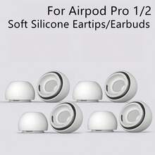 أطراف سماعات أذن سيليكون ناعمة بيضاء مخصصة ل- Apple Pro 1/2 (2 قطعة/عبوة)، مع شبكة مقاومة للغبار، مادة سيليكون ناعمة، ملاءمة مثالية لقناة الأذن، أكثر راحة للارتداء. متوفرة بمقاسات L، M، S، XS. - أبيض - مشاهدة 37