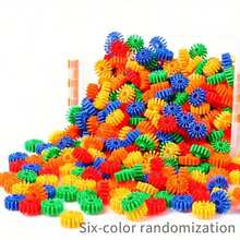 35/70/140/200PCS Of Gear Building Blocks, Colorful Miniature Interlocking Gears Assembled, Educational And Scientific Toy For Children, Enhances Concentration, Perfect Gift For Christmas Or Halloween, Random Color - Multicolor - View 2