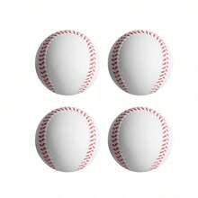 36pcs Mini Foam Sports Balls - 6cm White Baseball, Suitable For Party Games, Relaxation, Sports Theme Decoration - Multicolor - View 2