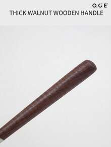 OCE Walnut Wood Handle Soup Ladle, Stainless Steel Long Handle Serving Spoon, Heat-Resistant Wooden Handle Kitchen Utensil For Soup Serving - View 2