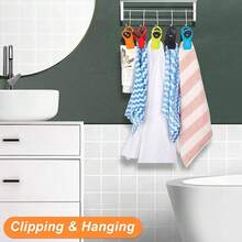 8pcs Magnetic Chip Clips, Multicolor Reusable Sealing Bag Clips, Food Storage, Sewing Fabric Clothing Photo Clips - Random Color - 8pcs - View 5