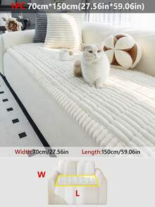 1 buah Sarung Sofa Flanel Minimalis Modern - Lembut & Nyaman, Tanpa Bantalan, Ramah Hewan Peliharaan, Dapat Dicuci dengan Mesin, Cocok untuk Sofa Seksi 1-4 Dudukan, Dekorasi Multifungsi untuk Ruang Tamu, Kamar Tidur, Kantor - MultiWarna - View 28