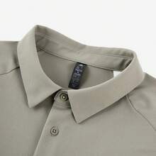 Adidas/Adidas Resmi Otentik Kemeja Polo Pullover Pria Musim Semi 2026 yang Bernapas KB5976 - Hijau Tentara - View 3