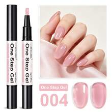 LIMEGIRL 6 Colors One Step Gel Nail Polish Set, 3-In-1 Base Color & Top Coat, Soak Off Gel Polish Kit For DIY Nail Art, Manicure At Home - Multicolor - View 15