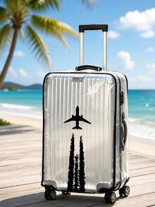 Transparent Luggage Protection Cover, Luggage Compartment Cover, Waterproof, Stain Resistant, Suitable For 20/24/28 Inch Luggage, Suitable For Travel Enthusiasts To Protect And Store Luggage - Multicolor - View 8