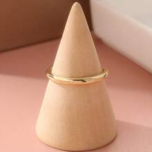 3pcs Set Exquisite Stackable Rings, Engagement & Wedding Rings, Suitable For Evening Occasions, Luxury Elegant Jewelry - Gold - View 5