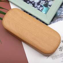 1pc Personalized Customizable Glasses Case, Glasses Storage Box With Logo, Niche Minimalist Anti-Pressure Portable Wood Texture Style, Supports Name Customization, Create Your Exclusive Glasses Storage, Personalized And Practical. Suitable As Birthday Gift For Sisters, Friends, Parents. - Multicolor - View 12