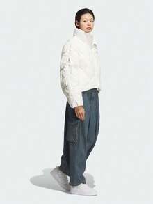 Adidas Originals Women's BOW COM DOWN Thick Down Jacket - Short KC2611 - White - View 7