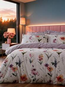 Always Home- Duvet Set - Cozy Set With Pillow - Multicolor - View 1