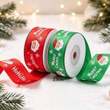 10 Yards/Roll Christmas Gift Party Baking Box Decoration Sealing Ribbon, Woven Ribbon Packaging Decoration Bow Ribbon, Premium New Style - View 17