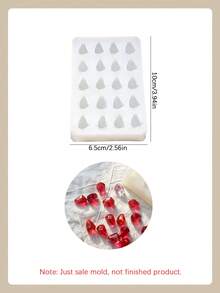 1pc Pomegranate Seed Shaped Silicone Mold, Creative DIY Pomegranate Seed Mold, Suitable For Aromatherapy Candles, Jewelry Making, Epoxy Resin Mold, Gift Handmade Casting Mold, Home Decor Plaster Mold - 01-straight-eared Rabbit Tray Silicone Mold - View 13