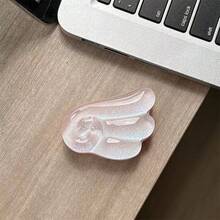 Fresh Cute Wing Glitter Solid Color Phone With Adhesive Backing, Retractable And Foldable, Fits All Phones - Wing Bracket - View 3
