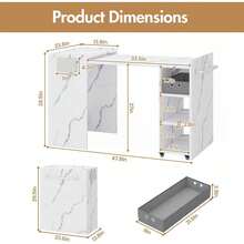 Folding Tables - White - View 6