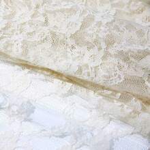 HHMC 1pc Apricot Lace Fabric, Suitable For Dresses, Clothing And Handmade Accessories; Hollow Embroidery Mesh; Soft Material; DIY Sewing Fabric; 150cm Wide - Multicolor - View 8