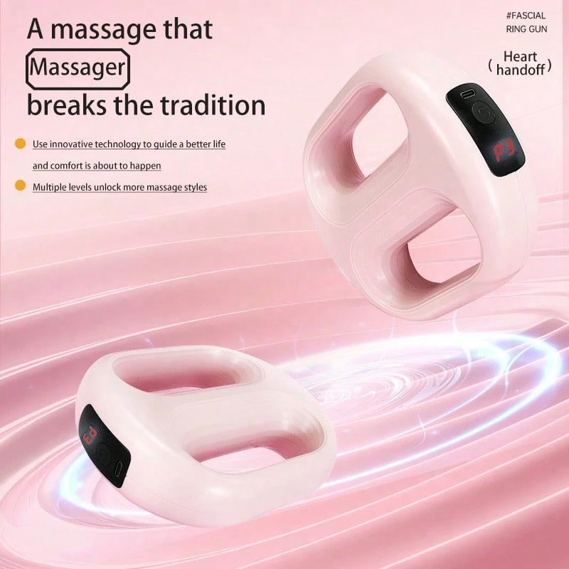HYUNDAI Multifunctional Ring Massager, 5-Level Adjustable Massage Ring, Muscle Relaxation Massager, Suitable For Sports, Gym And Home Workout Massager, Massage Tool - Multicolor - View 1