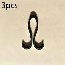 3/1pc Double-Sided Shower Door Hook, Bathroom Storage Rack, Suitable For Towels, Bath Balls, Underwear, Bath Brushes - Multicolor - View 12