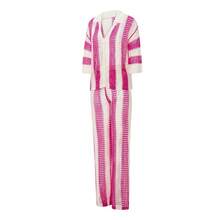 Women Two-Piece Outfits - Hot Pink - View 5