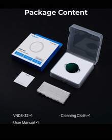 TELESIN Filter Set (Includes CPL, VND 8-32, 1/4 Soft Filter And 10x Macro Lens), Waterproof Aluminum Alloy Frame Design, Specifically Designed For OSMO NANO Camera. - View 10