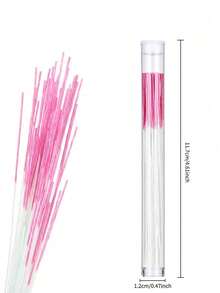 120pcs/60pcs/5pcs Ear Canal Cleaning Line, Pink And Purple Paper Earwax Removal Tool, Remove Odor And Dirt, Unisex, Prevent Blockage, Suitable For Travel, Ear Canal Cleaning Set, Ear Canal Cleaning Tool, Earwax Remover - View 10