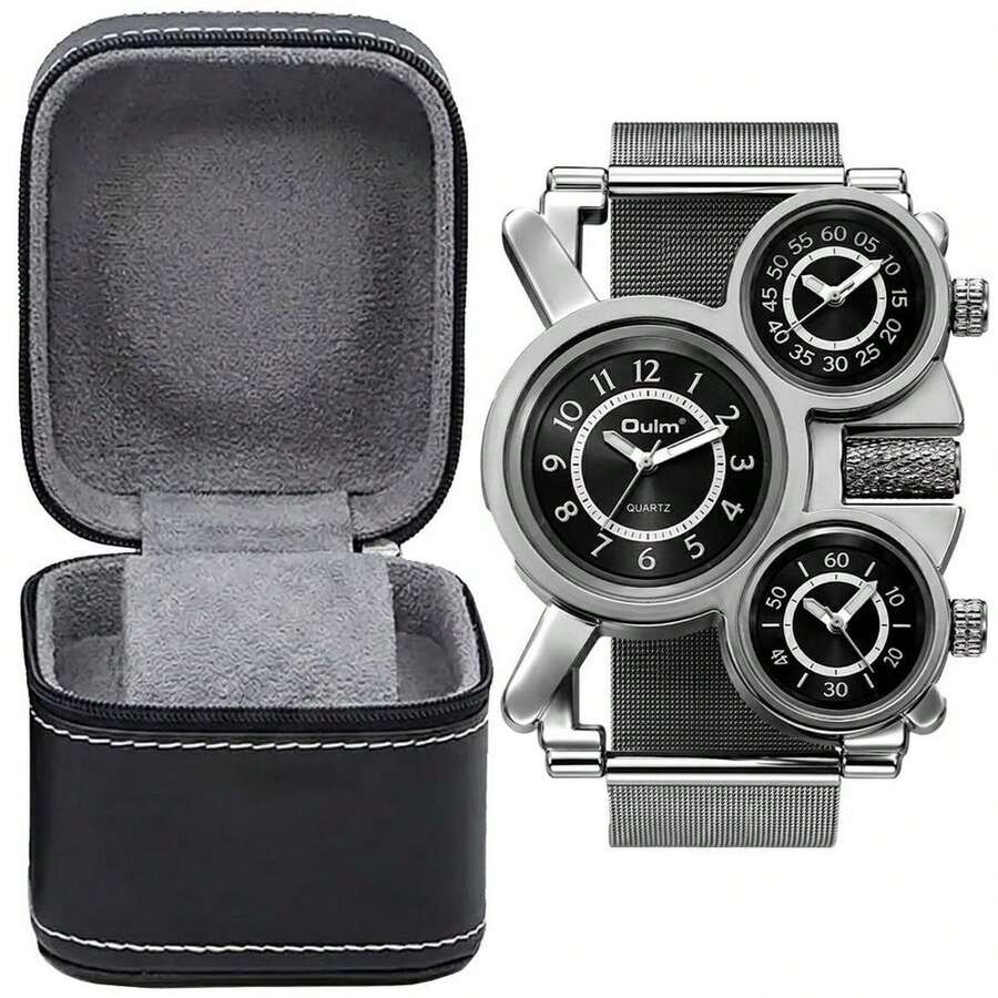 VENTDEPOT Men Watch Sets - Silver - View 1