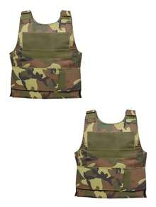 1pc/2pcs 5 Colors Adjustable Tactical Vest Outdoor Protective Gear Hard Shell Training Tactical Vest Outdoor Adjustable Vest Training Protective Clothing Suitable For Lightweight Outdoor Vest Equipment Suitable For Hiking, Climbing, Training, Cycling, Trekking Unisex - Multicolor - View 15