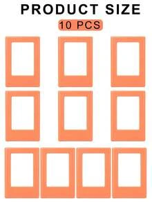 20 piezas Marcos de fotos magnéticos para refrigerador, marcos de fotos de 3 pulgadas de colores para refrigerador, adecuados para papel fotográfico mini - 20Pcs - Ver 20