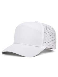 1pc Fashion Hollow Baseball Cap, Street Style Hip Hop Skateboard Hat, Outdoor Adjustable Decorative Sun Hat, Unisex Breathable Mesh Cap - Drip Hole - View 8