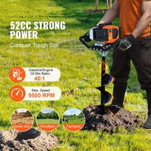 Earth Augers - Orange + Black - View 2