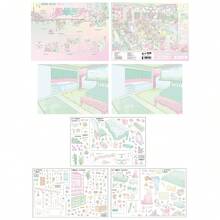 New Large Upgraded 3D Scene Stickers, Miniature House Landscape Stickers, Adult Planner Stickers, DIY Handmade Stickers, Suitable For Halloween, Easter, Christmas - Multicolor - View 8