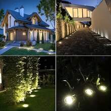 2pcs Solar Powered Spherical Ground Stake Landscape Lights, Available In Warm White, Cool White, And Colorful Options, Each Light Is A Fixed Solid Color, No Light Mode Switching. Solar Energy Absorbs Sunlight During The Day And Automatically Lights Up At Night, Spherical Translucent Shell With Ground Stake, No Wiring Required, Directly Insert Into Soil For Quick Installation. Weather-Resistant, Suitable For Long-Term Outdoor Placement. - Solar Ground Lights - View 11