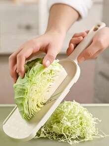Lightweight Long Handle Portable Multi-Function Vegetable Slicer, Suitable For Cabbage, Lettuce, Purple Cabbage, Washable Food Shredder, Apartment Home Kitchen Decor Essential Accessory, Kitchen Gadget Cookware Home Supplies - Multicolor - View 2