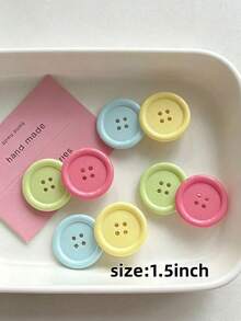 4/2/1pc Candy Color Snap BB Hair Clips, Non-Slip Glossy Hair Clips, Cute Y2K Style Women's Hair Accessories, Suitable For Daily, Campus And Summer Outfits - Multicolor - View 14