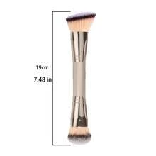 Makeup Brush Dual-Ended Makeup Brush Multi-Function Makeup Brush Foundation Brush Powder Brush Concealer Face Makeup Brush - Champagne - View 7