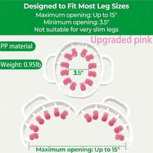 360° Muscle Roller 12-Wheel Ring Leg Massager For Calves, Legs, Arms, Tennis Elbow And Golf Elbow, Plastic Fascia Muscle Roller, Fat Burning, Trigger Point Release, Perfect Mother's Day Gift - Multicolor - View 6