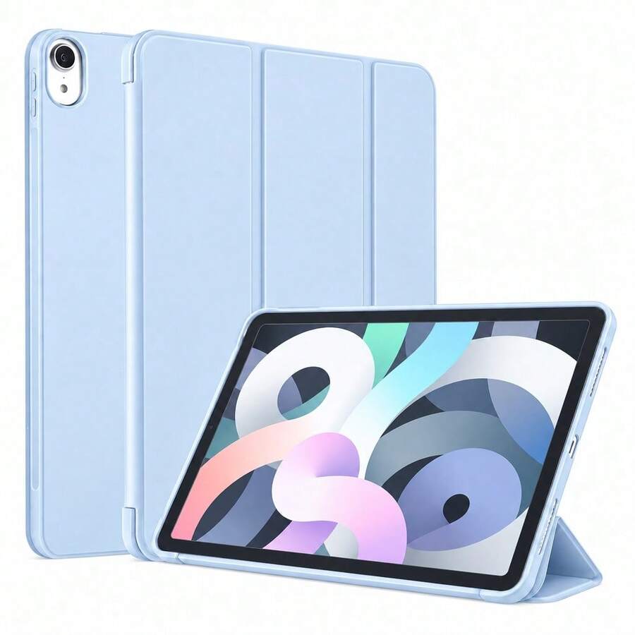 3-Fold Protective Case, Compatible With IPad 11th Gen Tablet, A16 Protective Case, Matte TPU Soft Shell Anti-Drop/Anti-Fall/Minimalist/Casual Hot-Selling Folding Tablet Protective Case, Smart Sleep/Wake, Protective Case, Compatible With IPad 10th Gen Tablet, Matepad SE 11-Inch Tablet Protective Case, Compatible With Honor Pad X8A/X8b Tablet Protective Case