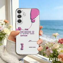 1 قطعة بطانية هاتف بسيط بتصميم نصي 15 14 13 12 11 Pro Max، قاعدة جلدية بيضاء كريمية ذات ملمس، نمط منحنى تجريدي باللون الأزرق كلاين "The Winter Edition The Power" نص مشروب طاقة، بطانية هاتف مقاوم للصدمات بإطار أبيض كريمي - متعدد الألوان - مشاهدة 2