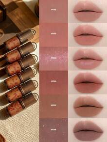 GIRLCULT Kem đa năng Loulan Series C02 Aprico dùng cho môi, má và mắt, nhung lì, mịn mượt dễ tán, lâu trôi và nhẹ mặt, phù hợp dùng hàng ngày, làm quà tặng - C02 Aprico - Xem 8
