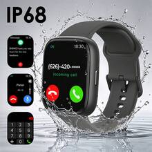 SIMSONLAB Reloj inteligente con pantalla grande HD de 4,65 cm, unisex, talla grande de 100 modos deportivos, resistente al agua IP68, grabación de 24 horas, asistente de voz, esfera personalizable, control de música, control de cámara, localización de teléfono - Multicolor - Ver 12