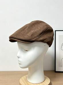 1PC Unisex Newsboy Cap, Medieval Retro Elegant Gentleman Hat, Flat Cap, Suitable For Travel, Vacation, Daily Life And Other Occasions - Baseball Cap - View 5