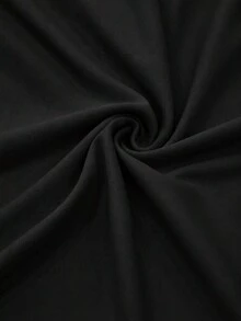 Men's Spring/Autumn New Casual Minimalist Henley Collar Long Sleeve Top, Suitable For Daily Commute And Vacation Wear - Black - View 8