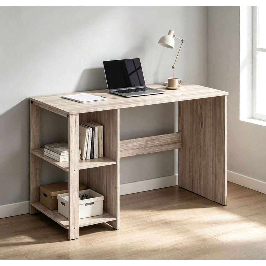 Home Office Desks - Beige - View 1