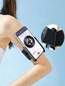 Adjustable Wrist Strap Phone Holder, 360° Rotation, Universal Fit, Sports Wristband, Suitable For Live Streaming, Driving Navigation, 2.76-Inch Base, With 11.02-Inch - Multicolor - View 3