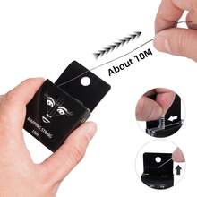 1pc Black/White/Pink Microblading Mapping String For Eyebrow & Eyeliner Make-Up, Semi-Permanent Eyebrow Positioning Measuring Tool,Makeup,Cheap,Room Decor,Vanity,Travel,Bedroom,Makeup Accessories,Cheap,Stocking Stuffers,Makeup,Makeup Tools - Multicolor - View 2