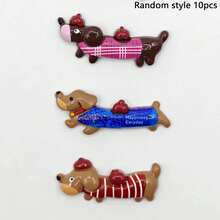 5/10/15 buah Magnet Kulkas Anjing Dachshund Lucu, Magnet Kulkas Resin Hewan Kartun, Dekorasi Kabinet, Dekorasi Dapur dan Rumah, Pilihan Hadiah Ulang Tahun dan Liburan - Beraneka warna - View 11