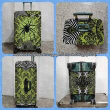 1PC / Flat Print Design / Luggage Cover (Only Luggage Cover, Not Including Luggage) / Suitable For 20 To 28 Inch Luggage / Made Of Thickened Fabric / Essential Accessory For Your Travel And Checked Luggage. - Multicolor - View 9